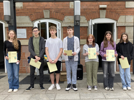 Engagierte Schüler z. B. im Architekturprojekt